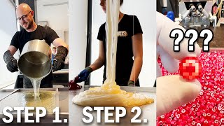 Step 1. Pour The Candy. Step 2. Make it Drip. Step 3. ???
