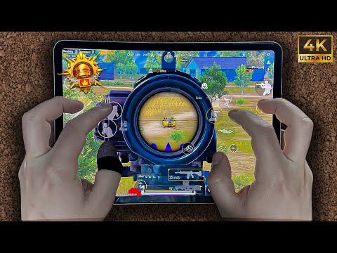 iPad Pro M2 HANDCAM  Smooth+120FPS🔥 Pubg Test/ Gameplay/ ❤️ 6 Finger claw + Gyro 🔥 +Sensitivity