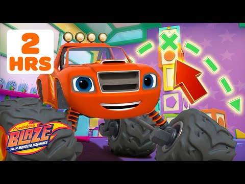 Blaze Uses STEM to Make Big Jumps, Fly, and More! 🎟️🎈 | 2 Hours | Blaze and the Monster Machines