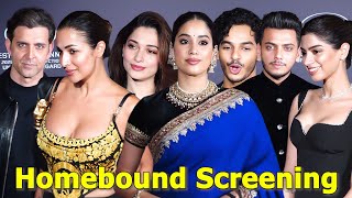 Homebound Special Screening | Hrithik, Malaika, Tamannah, Janhvi, Ishaan & More Shine