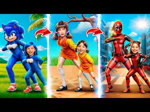 Bitwa na Glow-up superbohaterów: Gwen Stacy kontra Lalka ze Squid Game kontra Spider-Man!