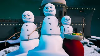 I SUMMONED A SECRET GIANT SNOWMAN | The Baby in Yellow (A Curious Christmas Update) Mod