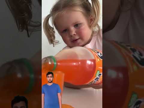 Cute baby spilling fanta #funny #memes