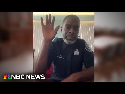 YouTube video thumbnail: Police Officer Appears to be Without Pants in Virtual Court