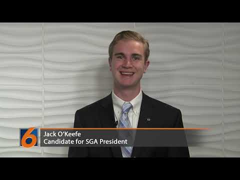 Jack O'Keefe, candidate for SGA President