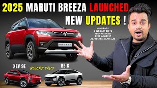 2025 Maruti Brezza Updated 6 Airbags Standard | Mahindra BE6 & XEV9 Record Sales | Curvv Sales Dip
