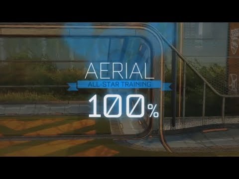 Rocket League 100% Aerial Allstars Training Sprung