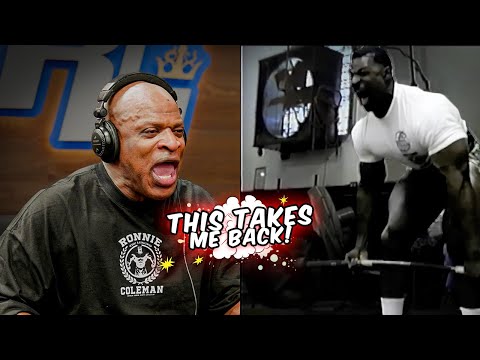 Ronnie Coleman REACTS to his BEST LIFT Drug Free