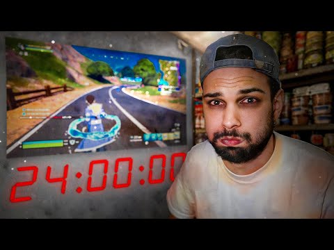 Sobreviví 24 Horas Jugando Fortnite