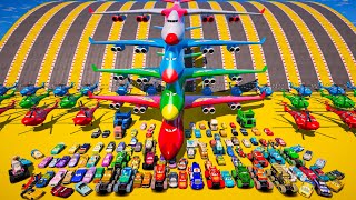 Disney Pixar Cars Unboxing Review | Lightning McQueen, Jackson Storm, High Impact, Mack Truck Hauler