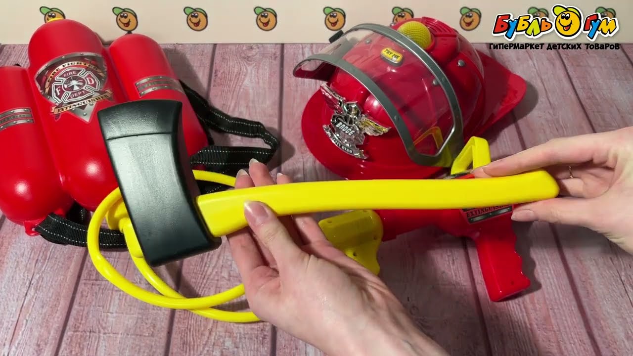 Набор пожарного Lanson Toys  - видео Набор пожарного Lanson Toys  - видео