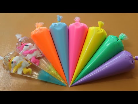 Making Slime with Piping Bags! Most Satisfying Slime Video★ASMR★#ASMR #PipingBags