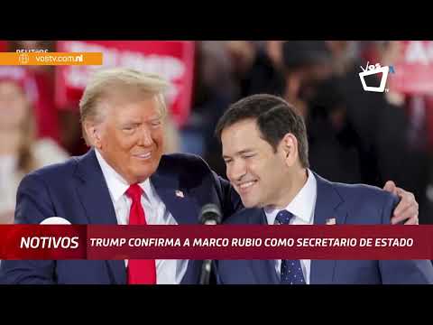 Trump confirmó que Marco Rubio será el próximo secretario de Estado de EE.UU.