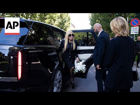 YouTube video thumbnail: Hundreds pay Last Respects to Italian Fashion Icon Giorgio Armani