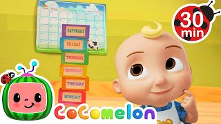 The Days of the Week Song | Cocomelon and Little Angel Nursery Rhymes