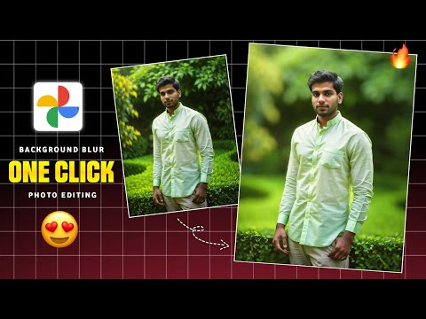 Blur Background Photo Editing in Google Photos | How to Blur Photo Background in Just One Click