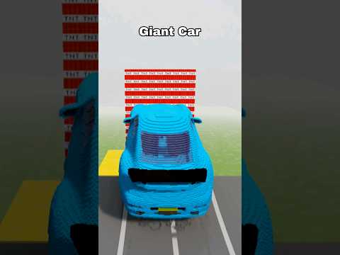 Big & Small Cars vs TNT Wall | Teardown #shorts
