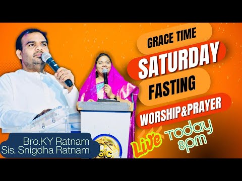 || 21-06-2025 Saturday Fasting Prayer || Grace Time Church - Lingala || KY Ratnam,Snigdha Ratnam|