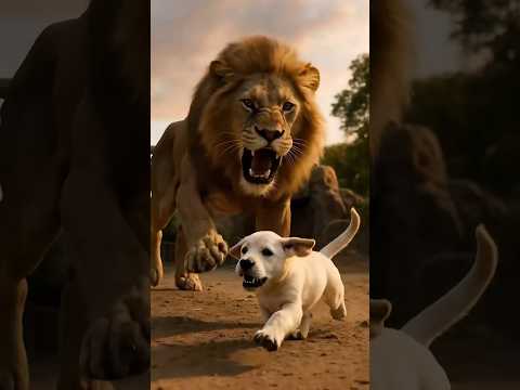Mother’s Desperate Cry, Puppy’s Courage, and Jesus’ Heavenly Cage Rescue Baby from Lion’s Claws