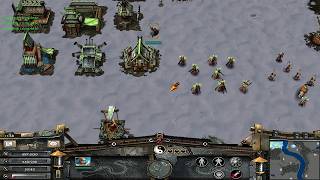The hardships of the Serpent in winter Battle Realms Zen Edition