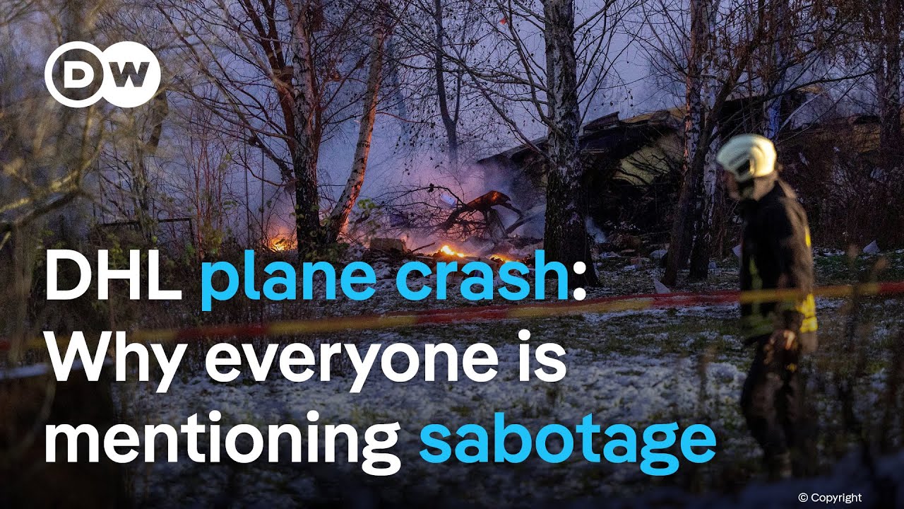 German plane crashes in Lithuania; No foul play suspected currently | DW News