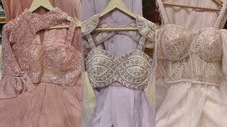 Charu Design💖आए हैं आज फिर से कुछ नया और सस्ता लेके🥰 LATEST CAPE SHRUG, CROP TOP LEHENGA,INDO FUSION