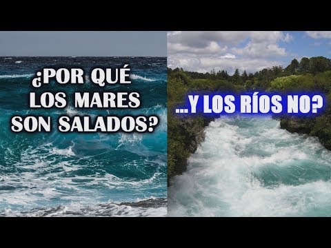 ¿Por qué el agua del mar es salada y la de los ríos dulce?