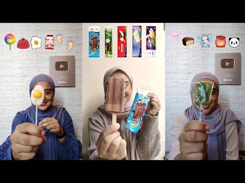 Kumpulan Video Makan Serba Es Krim AICE & Permen Warung Unik..