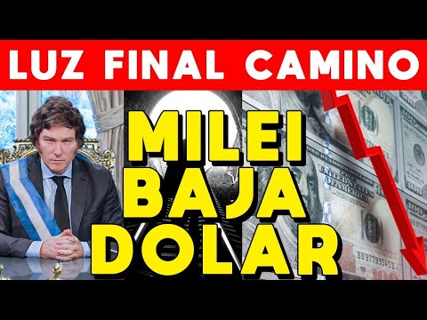 MILEI BAJA EL DÓLAR Y ANTICIPA BAJA DE PRECIOS Y DISMINUCIÓN INFLACIÓN: HAY LUZ AL FINAL DEL CAMINO