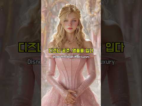 디즈니 공주, 명품을 입다