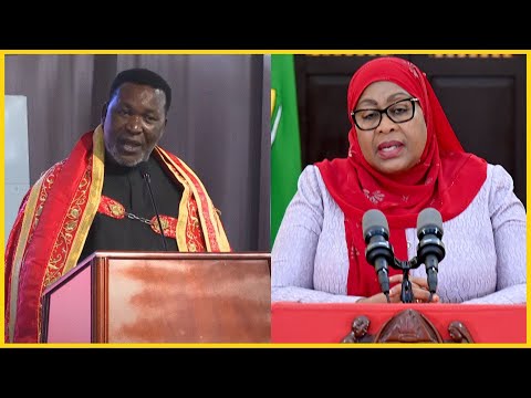 BILA KUOGOPA: ASKOFU MABOYA ASOMA KIFUNGU HICHI AKIMSIFIA RAIS SAMIA KANISANI...