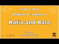 Understanding Unit Rates and Ratios