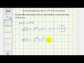 Understanding Functions of Two Variables