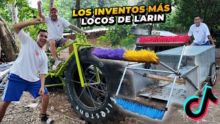 CONOCIMOS LOS SECRETOS DE @alfredolarin 😂 ¡LA BICICLETA GIGANTE Y MÁS INVENTOS!