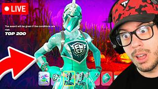 🔴 LIVE! - NEW *FREE* FNCS CHAMPION TEAL KNIGHT SKIN in FORTNITE! (TOP 200 WINS)
