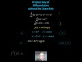 Understanding the Product Rule in Differentiation