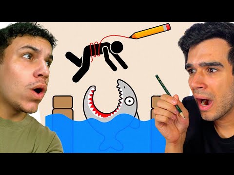 DESENHE pra SALVAR A VIDA DELE no Draw Save Puzzle! (Gelli & Marcelodrv)