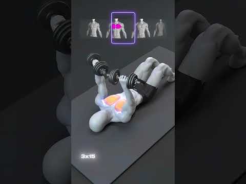 ALL AREA OF CHEST DUMBALL EXERCISE😘#fitnessmotivation #trending#bodybuilding