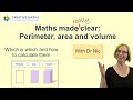 Understanding Perimeter, Area, and Volume