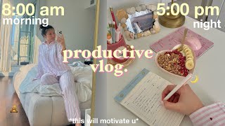 aesthetic vlog 🐰 morning routine, healthy habits, productive day in my life
