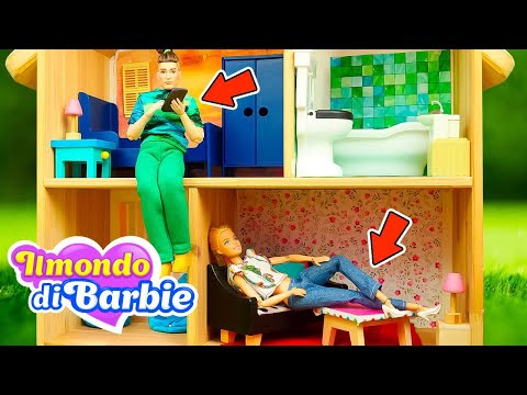 Ken prepara una sorpresa per la bambola Barbie! Video per bambini e giochi con bambole Barbie e Ken