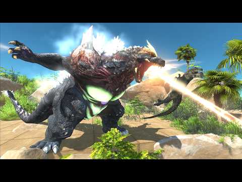 Legendary Space Godzilla's Cretaceous Destruction! - Animal Revolt Battle Simulator