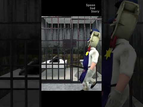 Granny Prisoner vs Ice Scream Cop vs Baldi !! Funny Horror Animation #granny #shorts #animation