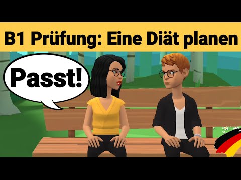 Mündliche Prüfung Deutsch B1 | Gemeinsam etwas planen/Dialog |sprechen Teil 3: Eine Diät