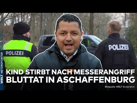 ASCHAFFENBURG: Messerattacke in Park! Kind stirbt nach Angriff - Polizei fasst Verdächtigen