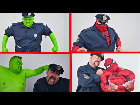 Superheroes and Police - Movie