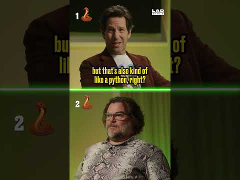 Jack Black vs Paul Rudd Snake Name Battle