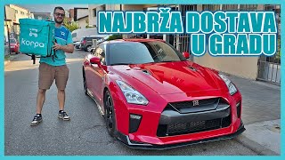 RADIM KAO DOSTAVLJAČ U NISSANU GT‑R OD 560KS 🏎 IMA LI KO BRŽI !?
