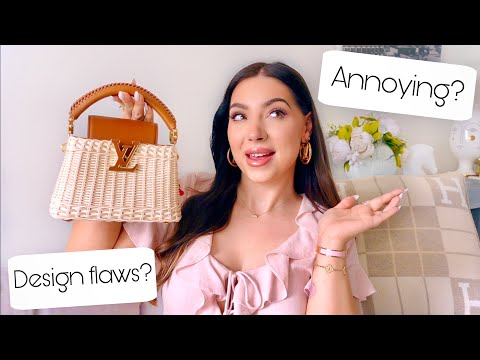 Louis Vuitton Wicker Capucines Review, Design Flaws, What Fits, Worth It?