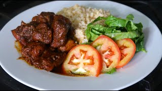 How To Make Stew Chicken with Caramelized Sugar